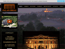 Tablet Screenshot of palais-briau.com